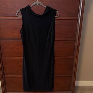 Willi Smith Black Midi Dress
